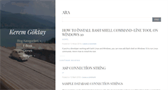 Desktop Screenshot of goktay.net